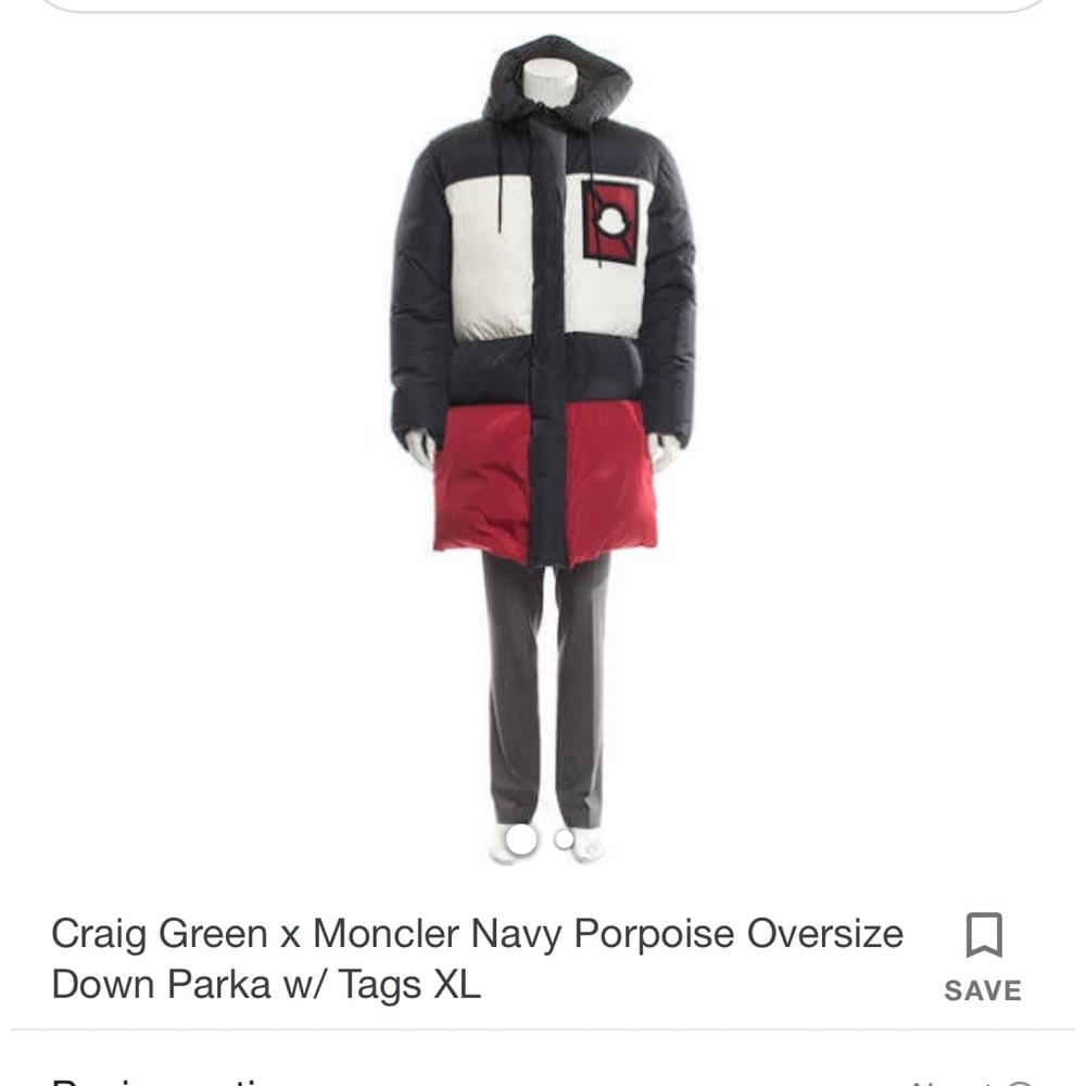 Moncler x Craig Green Men’s Down Parka Jacket - Picture 1 of 7